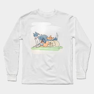 All the dogs are great watercolor Long Sleeve T-Shirt